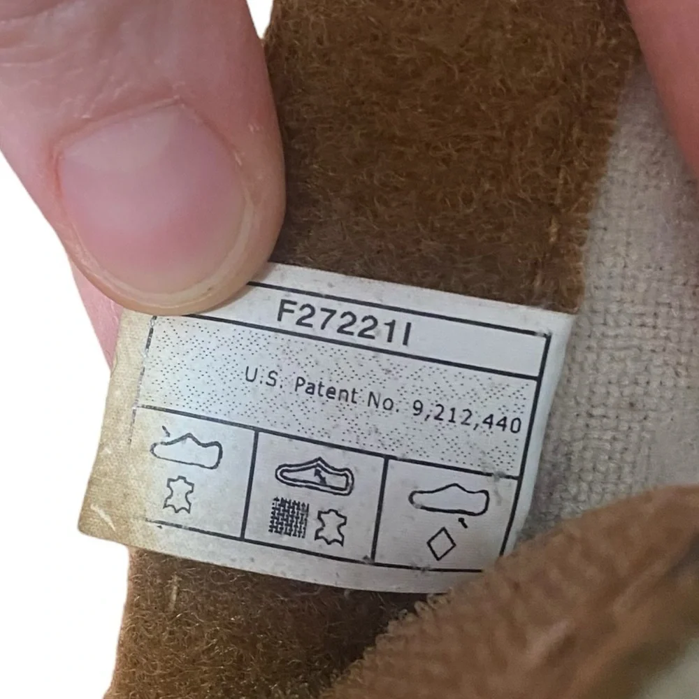 UGG Keelan Embossed Logo Tan Boots Size 10 Toddler